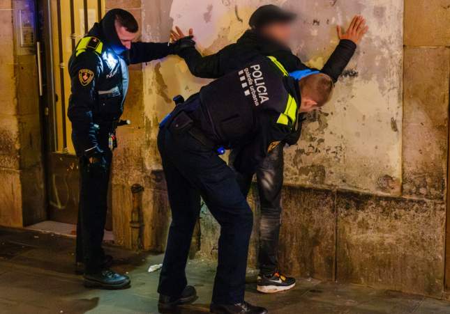 Detenció Guàrdia Urbana de Barcelona