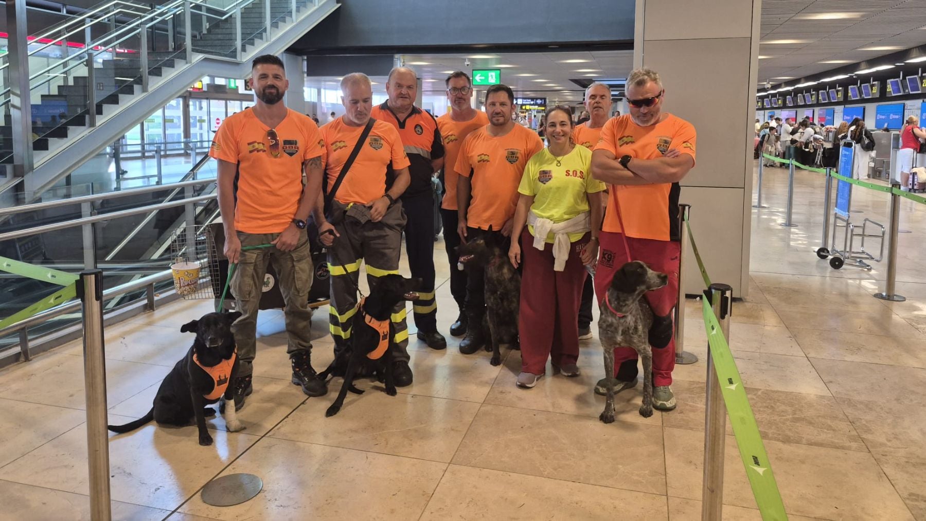 Un equipo de rescate de Mallorca e Ibiza rumbo a la zona cero de Venezuela con cinco perros para buscar supervivientes