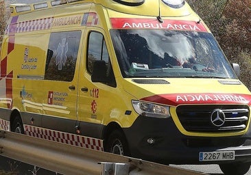 Herida una mujer en un accidente al norte de Burgos