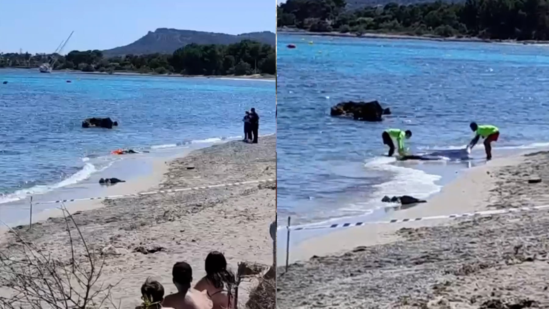 La Guardia Civil investiga la aparición de un cadáver flotando en aguas de una conocida playa de Mallorca