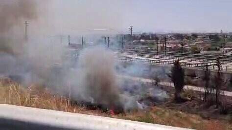 Reactivado el incendio que se produjo en la tarde de este pasado lunes en Beniaján
