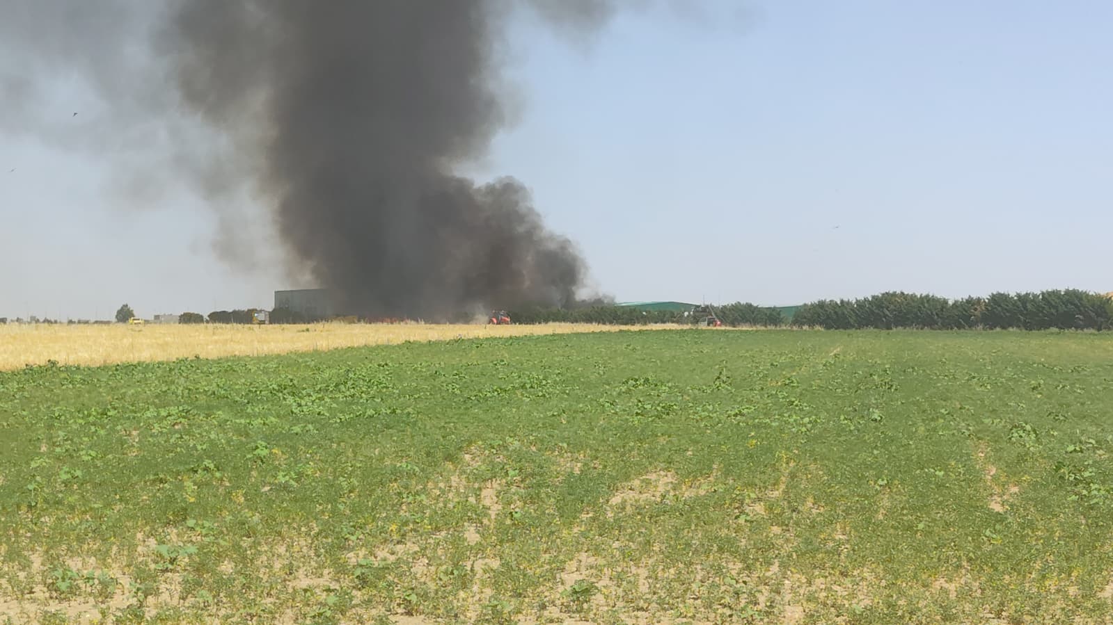 Alerta en Salamanca por un incendio en el CTR de Gomecello