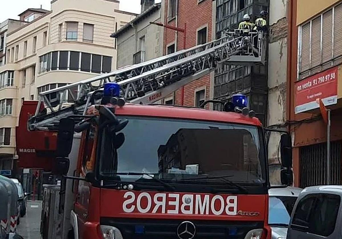 Incendio en vivienda de Miranda de Ebro activa respuesta de emergencia