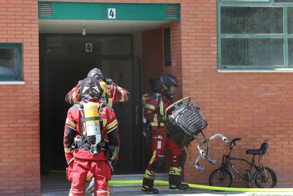 Emergencias, movilizadas por un incendio en la calle Laguna