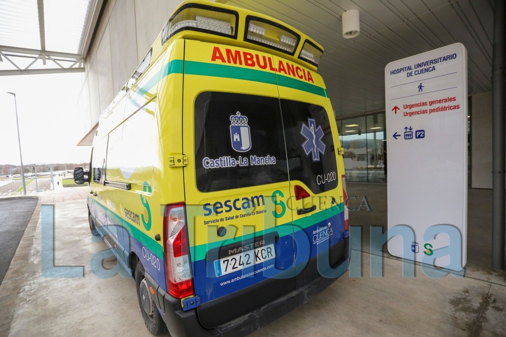 Herido un joven en la capital tras caerle un palé en la pierna