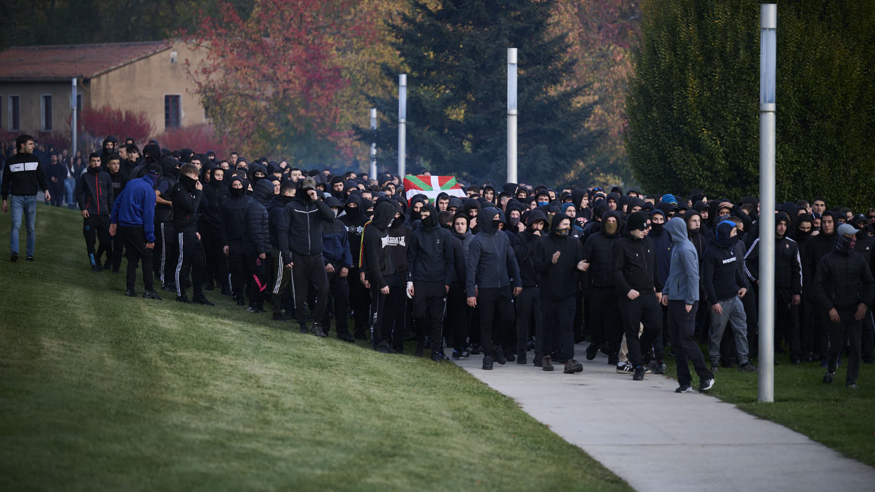 Macrooperación policial en Pamplona: detenidos 28 proetarras por los graves disturbios en Universidad de Navarra