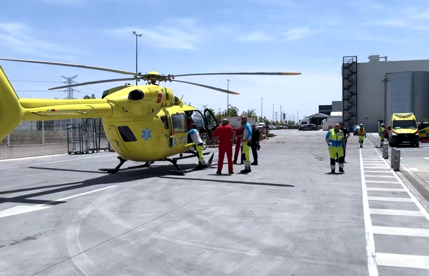 Herido muy grave un motorista tras salirse de la M-50 en Getafe