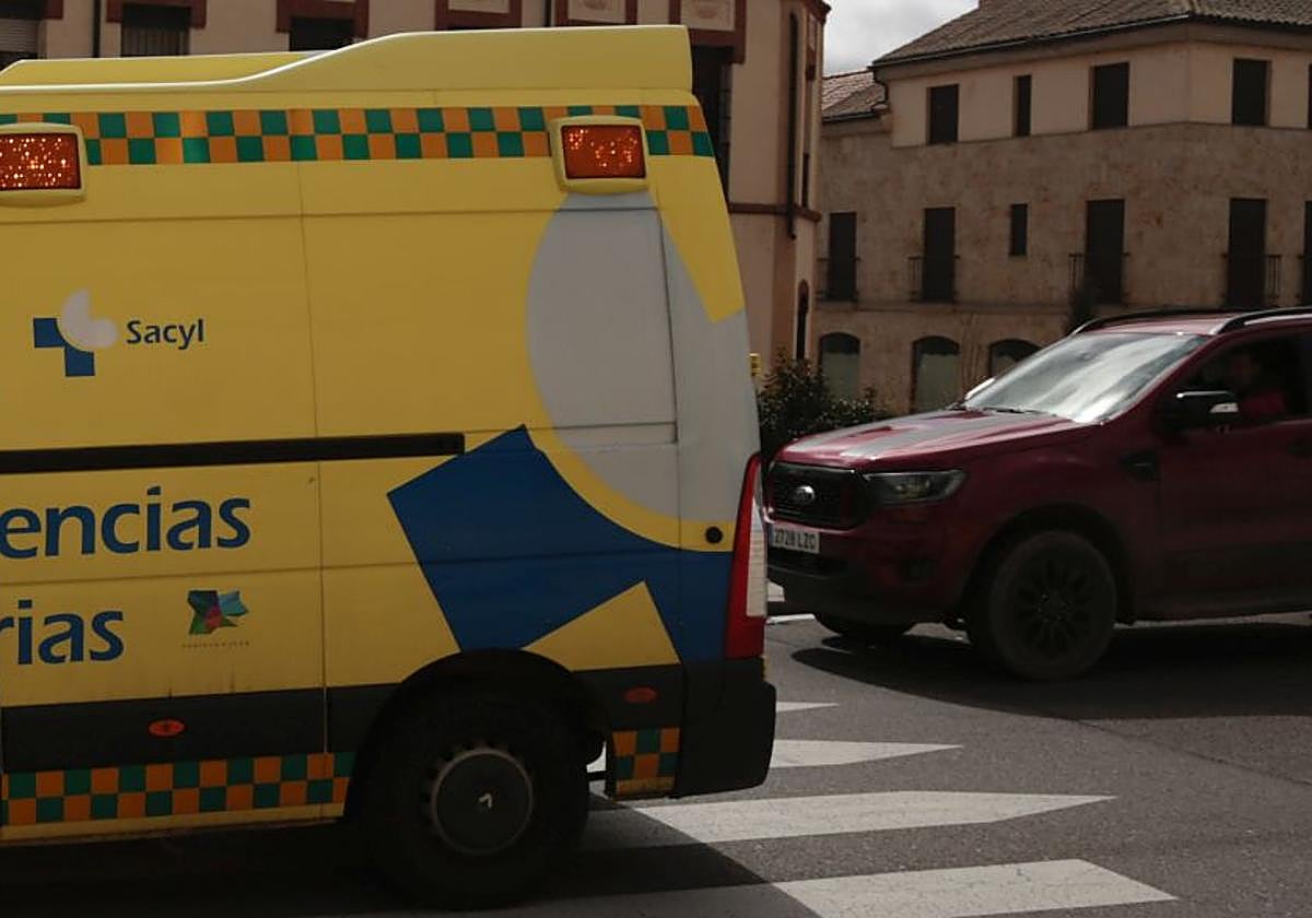 Un ciclista herido en la provincia de Salamanca tras colisionar con un turismo