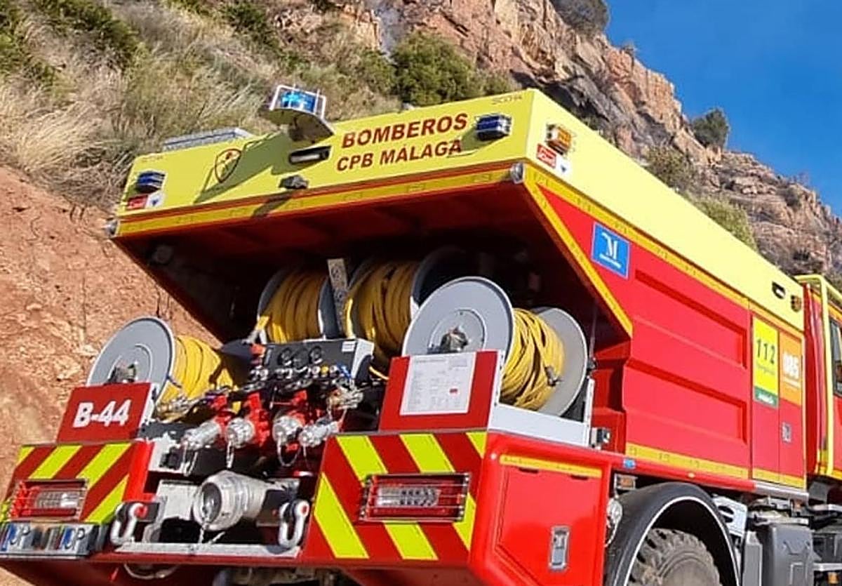 Fallece un trabajador tras quedar atrapado bajo un camión hormigonera en Riogordo