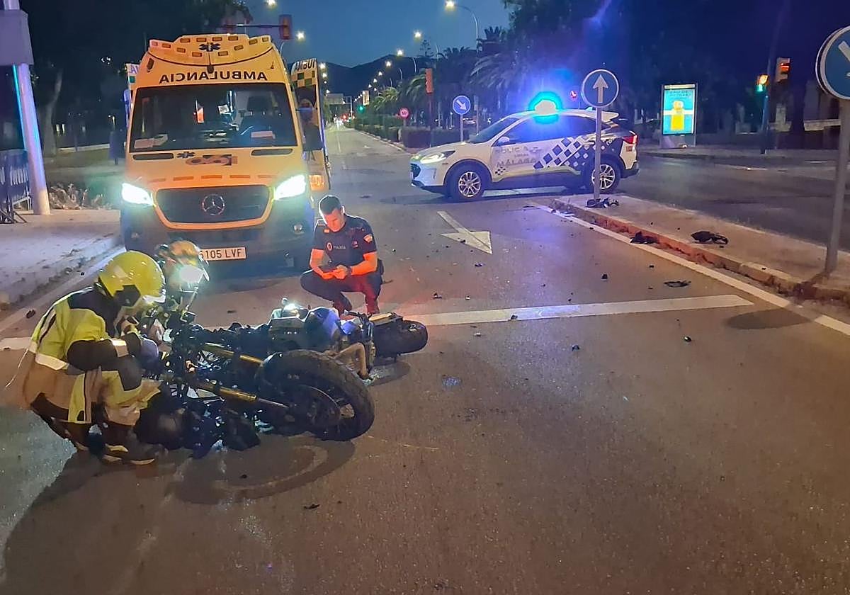 Trágico Accidente en Málaga: Un Motorista Pierde la Vida Tras Chocar con un Coche en La Rosaleda
