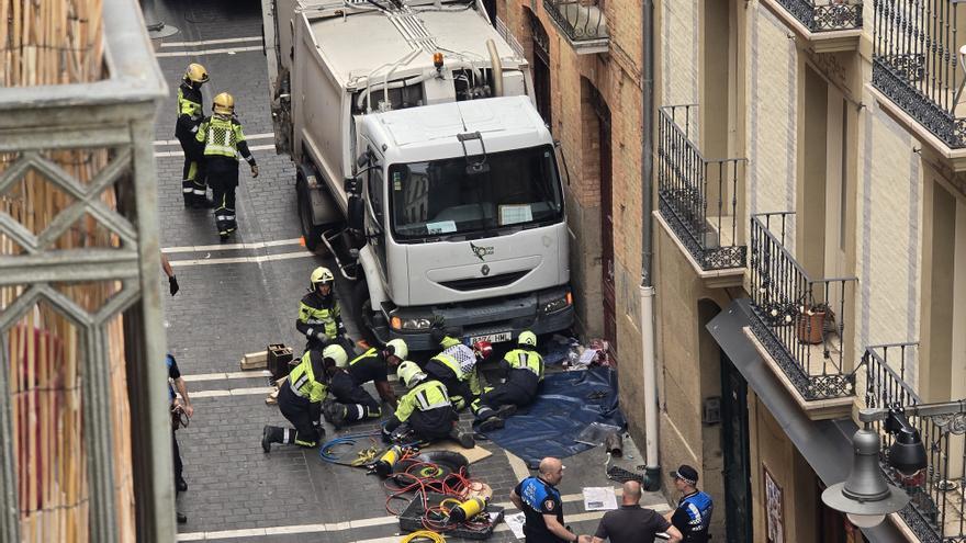 Fallece una persona y cuatro más resultan heridas, dos muy graves, en un atropello en la calle Navarrería de Pamplona