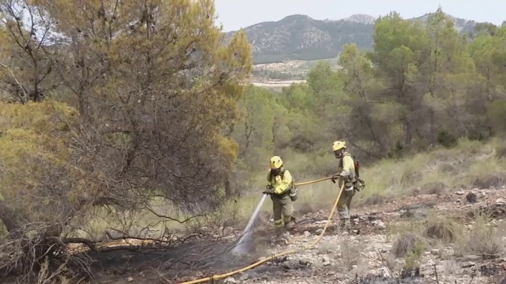 Varios incendios en menos de una hora obligan a movilizar medios aéreos y terrestres en la Región