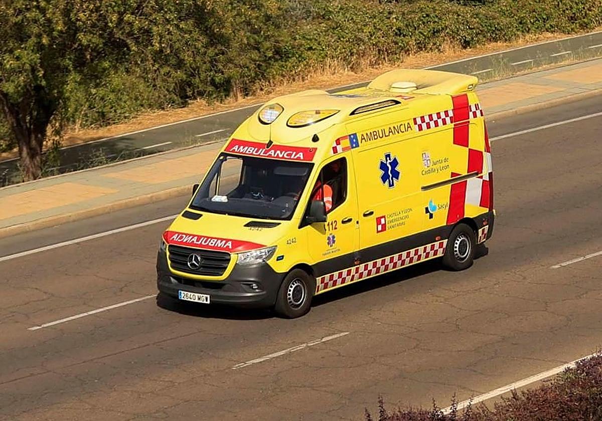 Herida tras salirse de la vía con su coche en una carretera del norte de Burgos