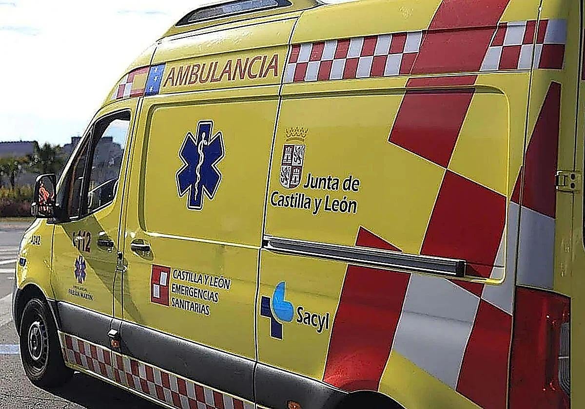 Herido un motorista de reparto tras chocar con un turismo en Miranda de Ebro