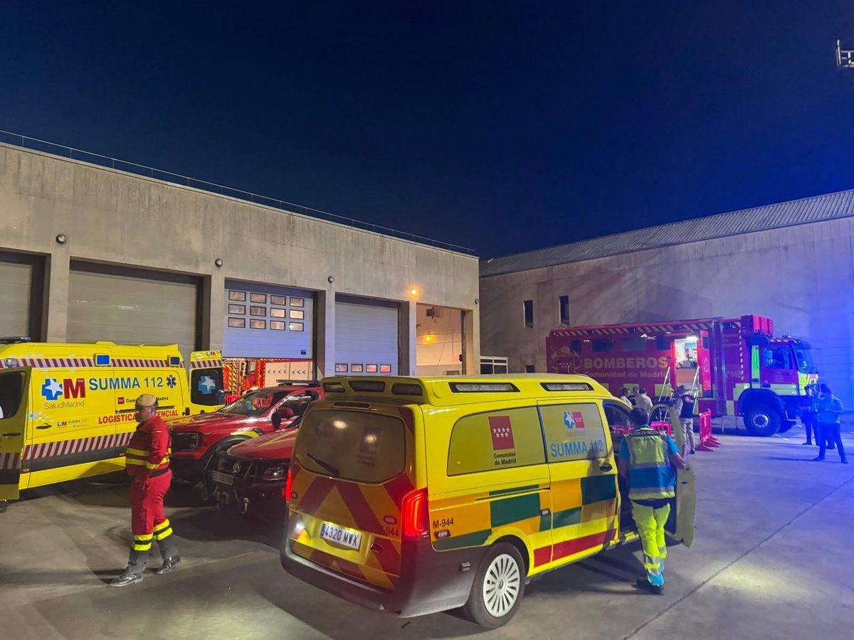 La maquinaria sanitaria atiende a más de 2.800 personas tras incendio en la Sierra Oeste