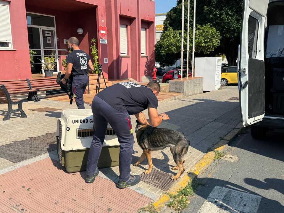 Regresan a Huelva los bomberos que se jugaron la vida en la emergencia de los terremotos de Venezuela