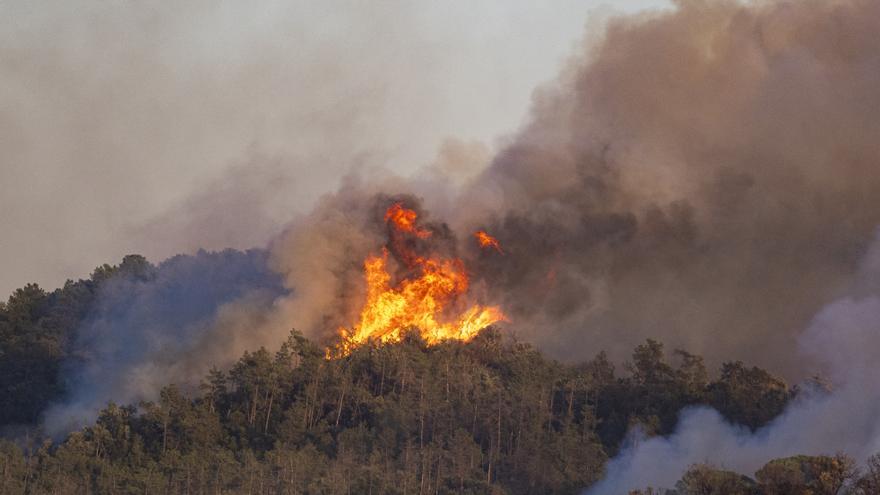 En libertad provisional el trabajador que provocó el incendio de La Bisbal con una radial