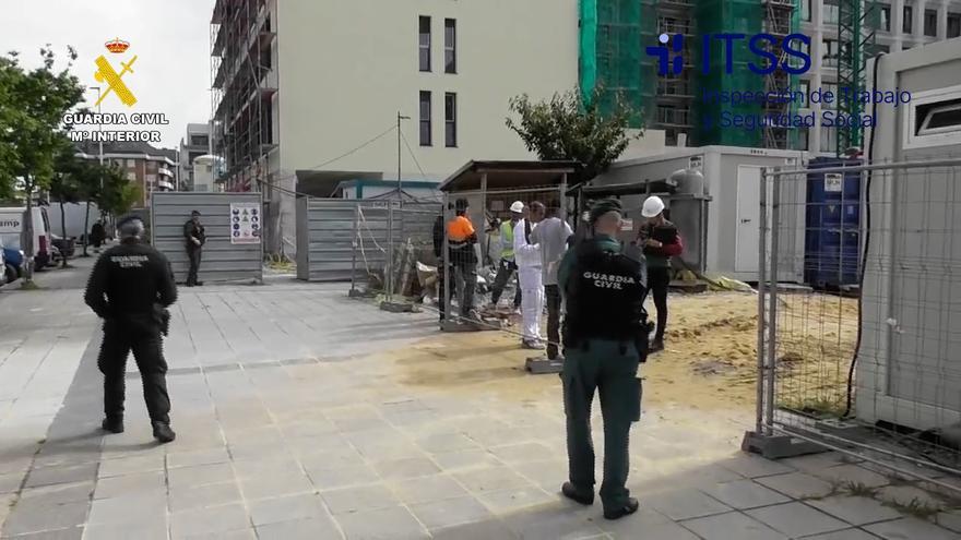 Tres detenidos por explotación laboral a más de 40 extranjeros en obras en Euskadi, Cantabria y Asturias