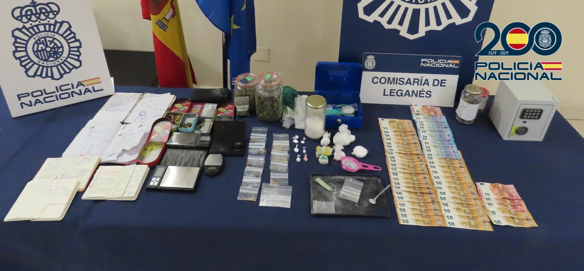 Desmantelan varios puntos de venta de drogas en Leganés y detienen a cinco personas en julio
