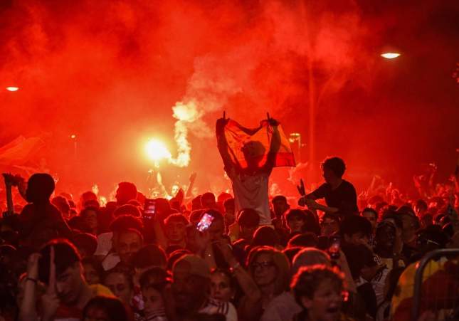 Detenidas tres personas y atendidas 29 heridas durante la celebración del Mundial de fútbol en Barcelona