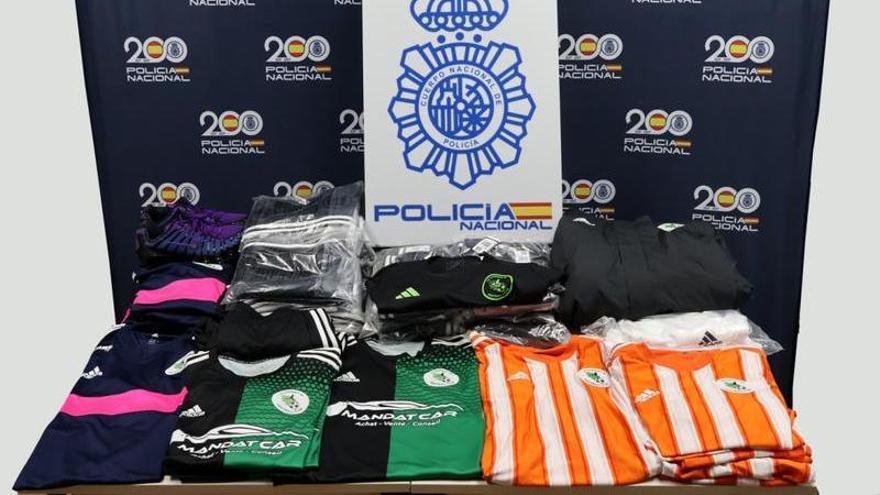 Detenido en Irun por robar equipaciones a un club de fútbol en Francia