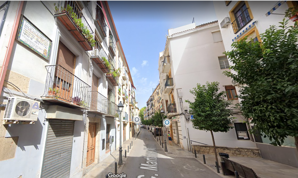 Detenido por una agresión con arma blanca en la calle Martínez Molina