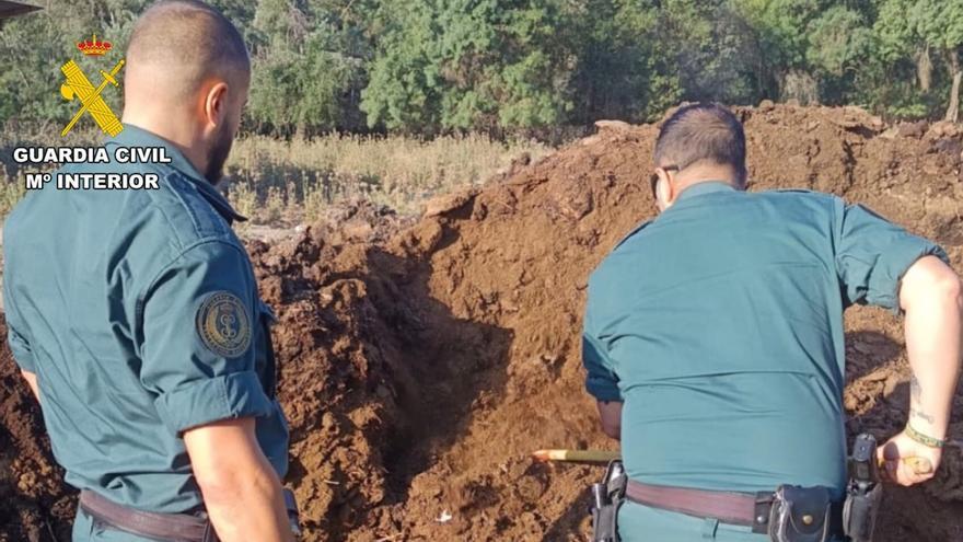 Detenido por matar a tiros a cinco perros y enterrarlos bajo toneladas de estiércol en Toledo