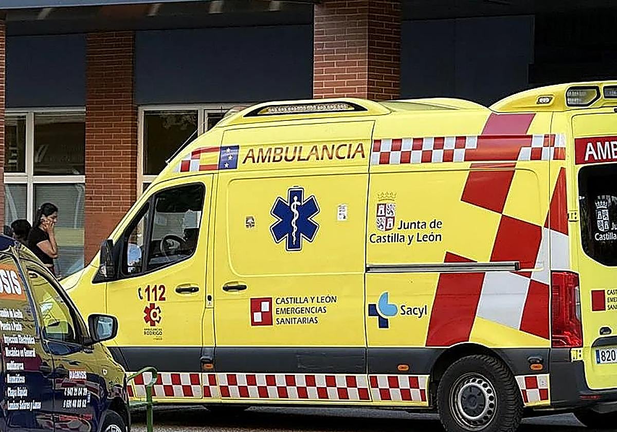 Dos heridos en un accidente entre una moto y un turismo en Burgos