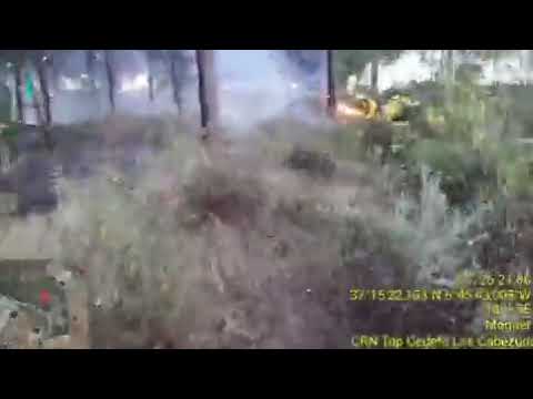El Infoca combate un incendio en Moguer