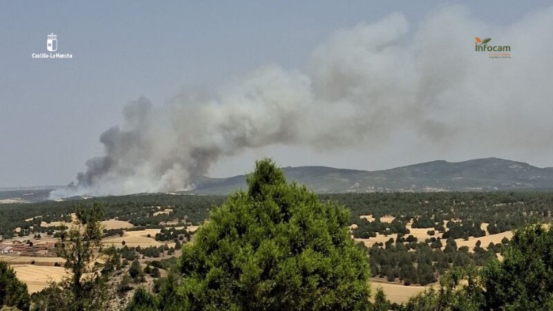 El incendio de La Mierla frena su avance a Soria y afecta a unas 29.000 hectáreas