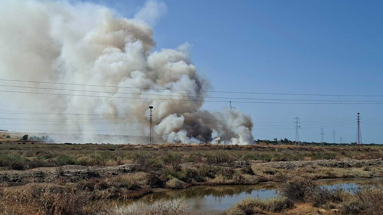Incendio en Huelva