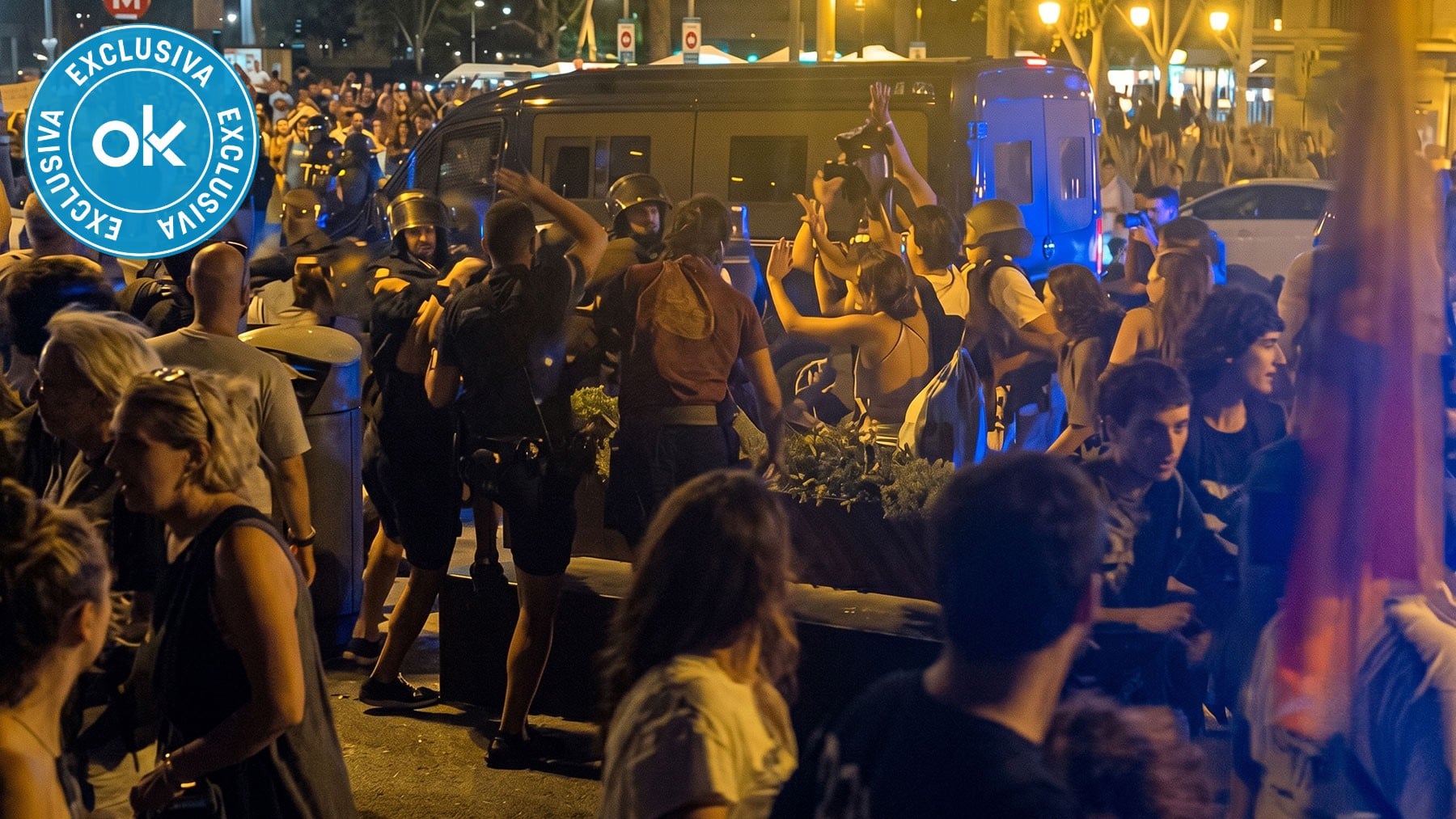 Investigación policial manifestación