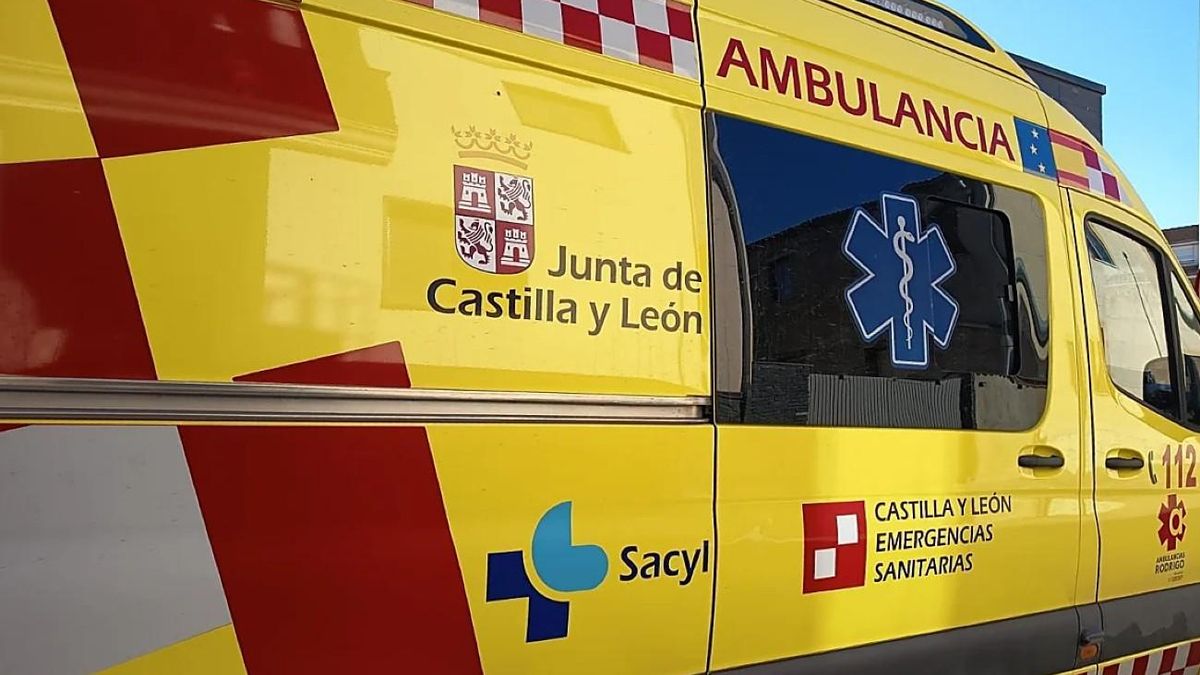 Una ambulancia de Sacyl.
