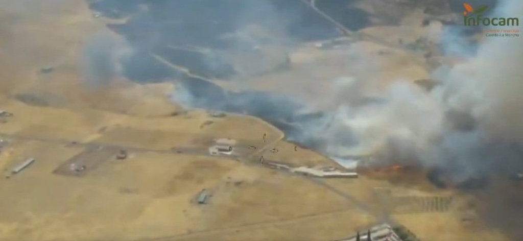 Desciende a Nivel 0 el incendio declarado en Hinojosas de Calatrava