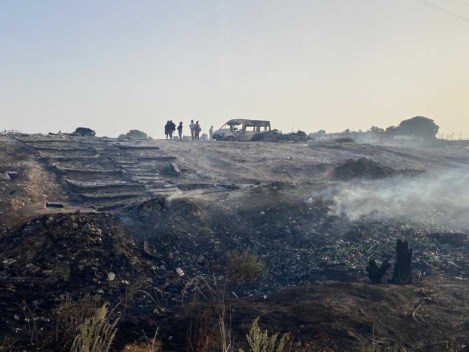 Hasta 300 chabolas afectadas en Palos: el Ayuntamiento cifra las chabolas afectadas en el incendio