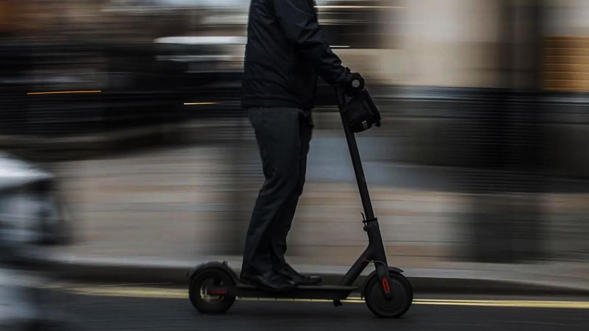 Patinete eléctrico.