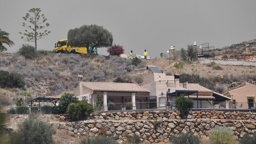 Detenidas dos personas por desobediencia en la evacuación del incendio de Los Gallardos