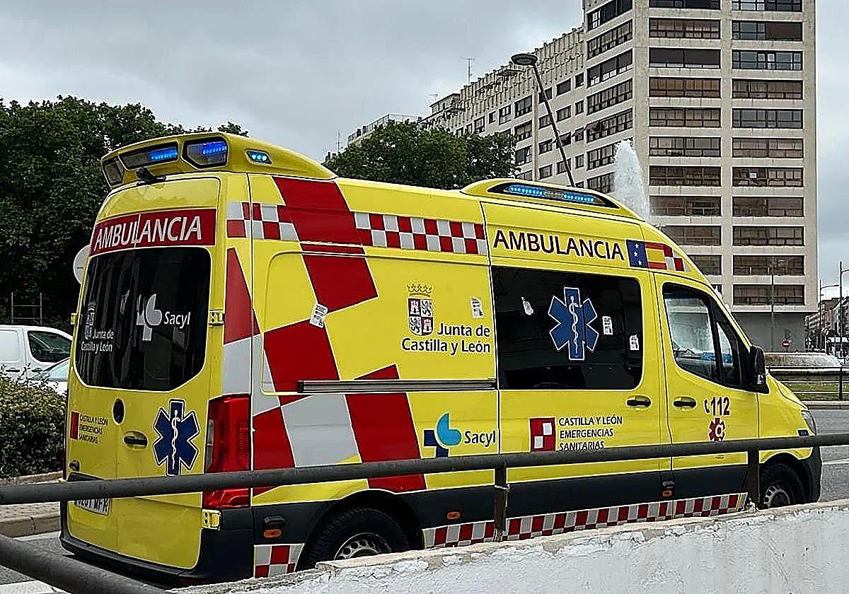 Motorista resulta herido tras colisionar con un turismo en Burgos