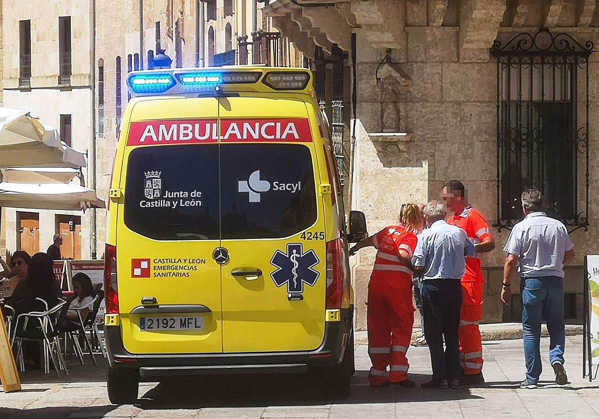 Mujer resulta herida en un accidente de tráfico en la avenida de Portugal de Salamanca