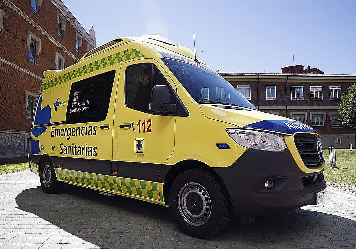 Una ciclista, herida en la cabeza tras colisionar contra un turismo en Burgos