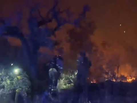 De un incendio a otro: amplio despliegue en El Cerro de And&eacute;valo