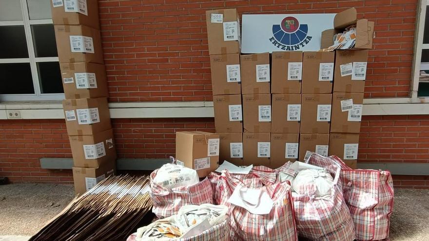 Tráfico ilegal de medicamentos en Gipuzkoa: dos detenidos en Usurbil