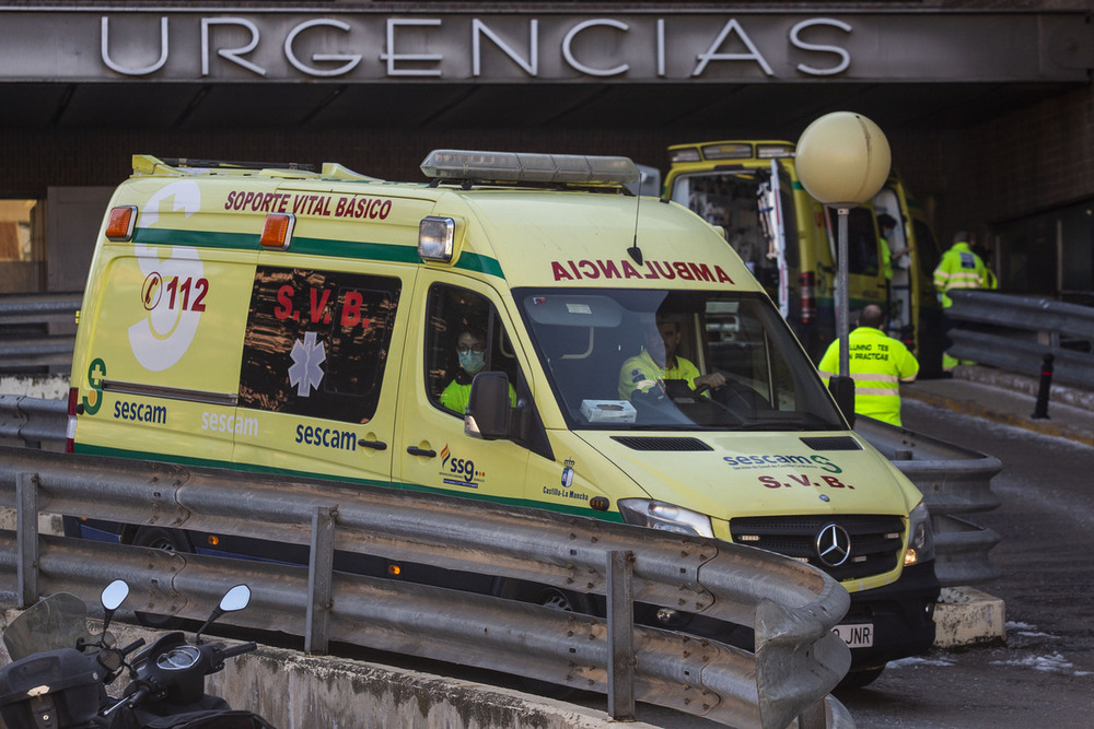 Trabajador herido tras ser golpeado por tablones en accidente laboral