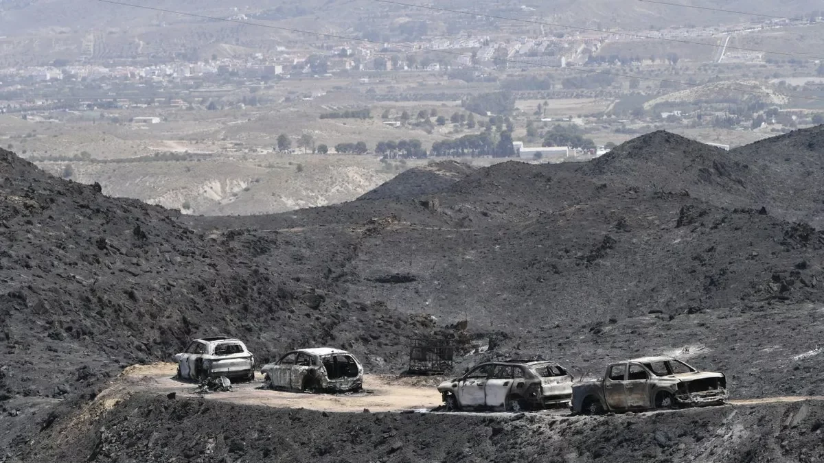 Doce muertos y 23 desaparecidos en un terrible incendio forestal en Almería
