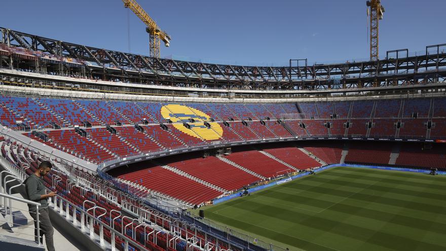 Fallece un operario en el primer accidente mortal en las obras del nuevo Camp Nou