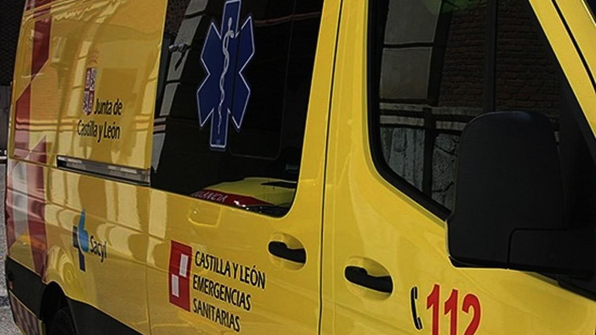 Una ambulancia.