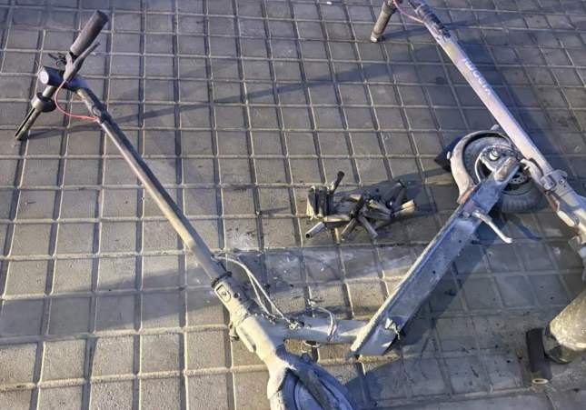 patinets elèctrics cremats l'hospitalet