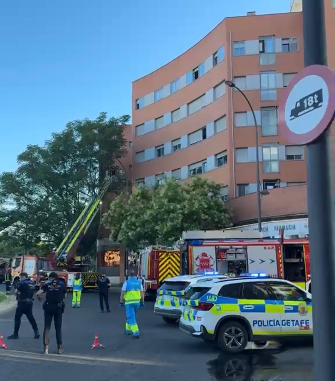 Patinete provoca un incendio en El Bercial de Getafe