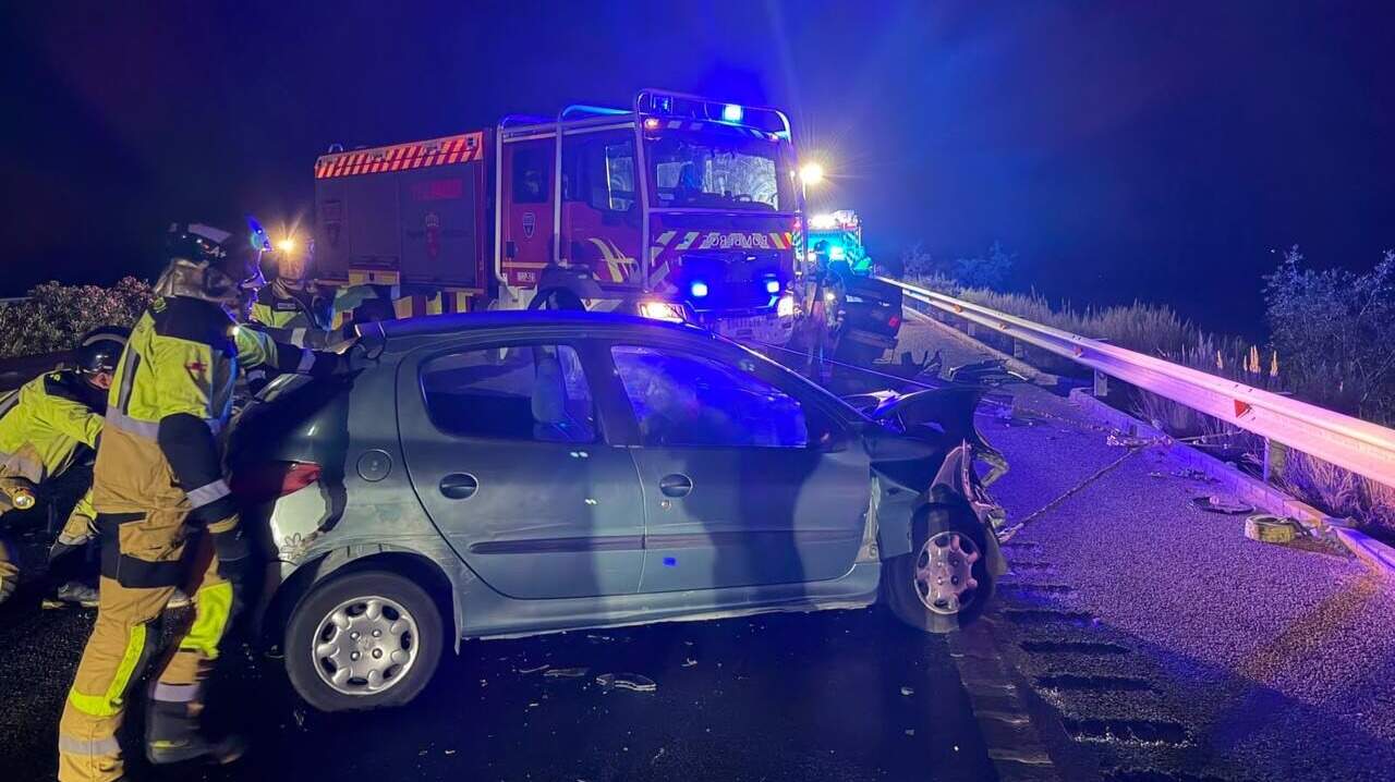 Una persona herida en dos accidentes de tráfico en la A-7, entre la Región y Almería