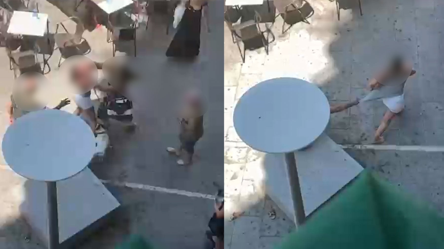Brutal pelea en plena calle en Palma: bofetadas, forcejeos y tirones ante la atenta mirada de los vecinos